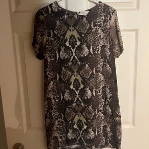 snakeskin dress. brand new with tags!